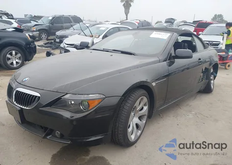2006 BMW 650I z USA, uszkodzony, nr VIN WBAEK134X6CN80236